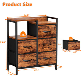 Furnulem fabric drawers streamline clothes and essentials in compact spaces