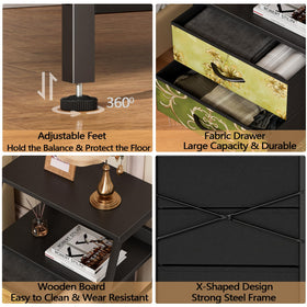 Furnulem anti-topple design keeps the dresser secure in busy homes