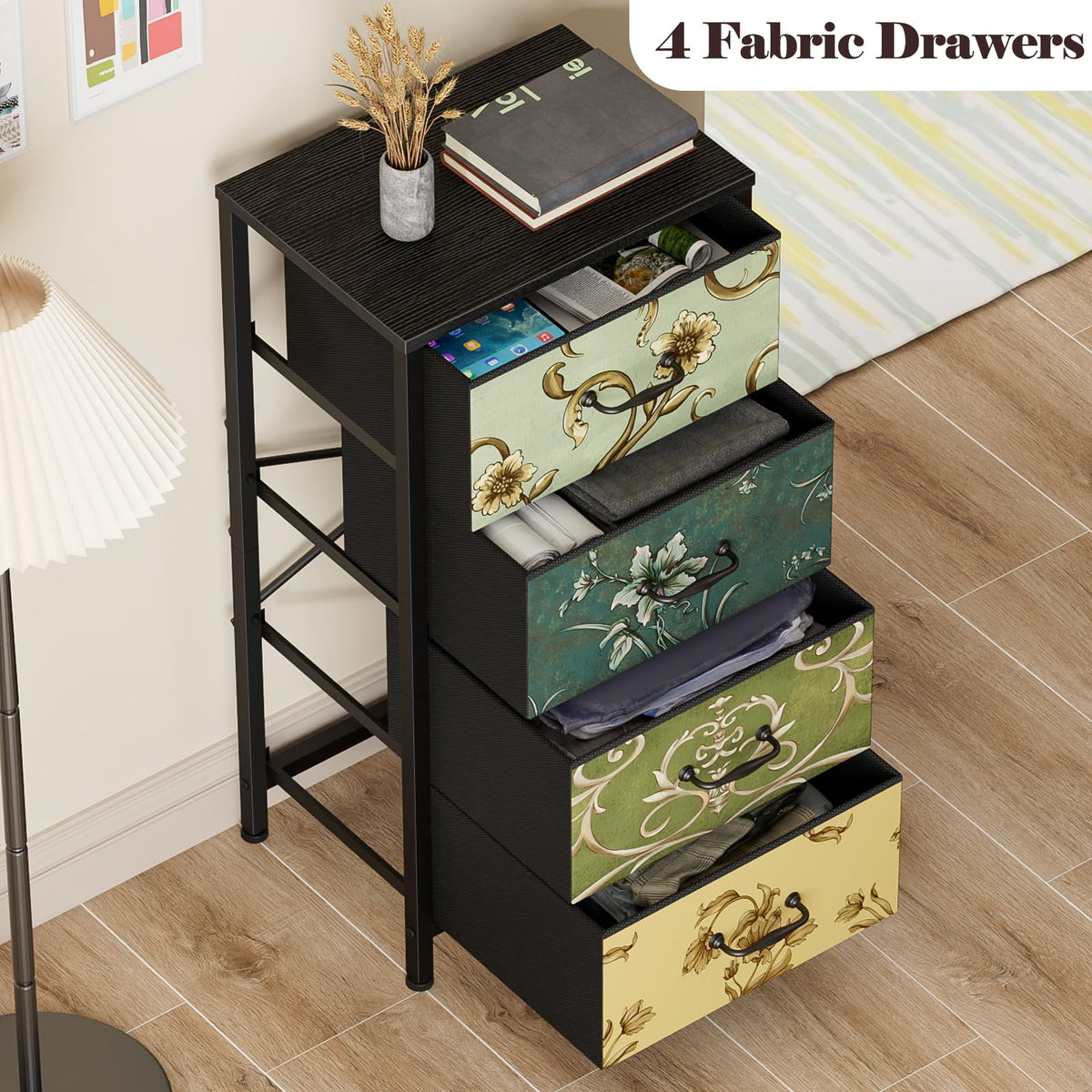 Furnulem kid-friendly drawer safe for playroom organization.