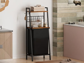 Furnulem side pockets and hooks keep small items accessible.