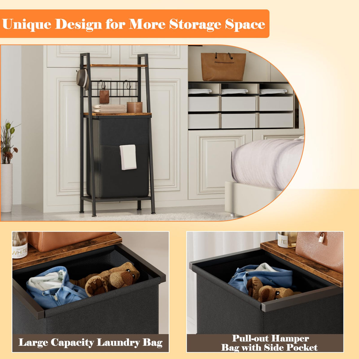 Furnulem vertical design saves floor space in compact rooms.