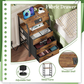 Furnulem night stand anti-topple device prevents tipping