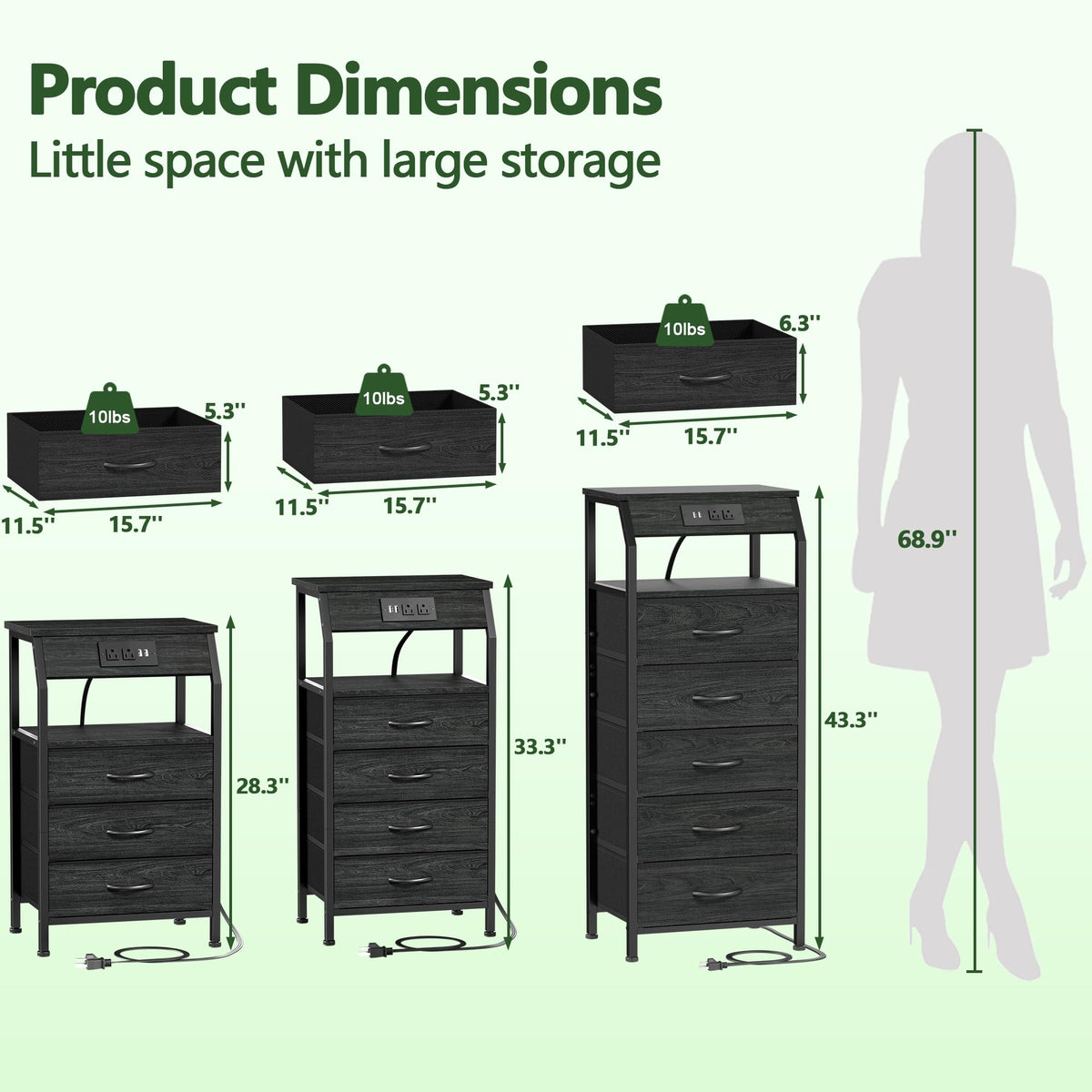 Furnulem easy assembly with included tools for quick setup.