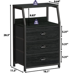 Furnulem night-stand easy-assembly saves time during setup.