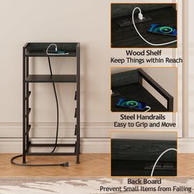 Furnulem night stand room setup showing versatile bedside placement