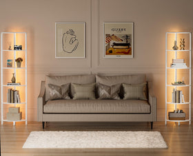 Furnulem storage-display shelf: showcase decor while keeping essentials organized.