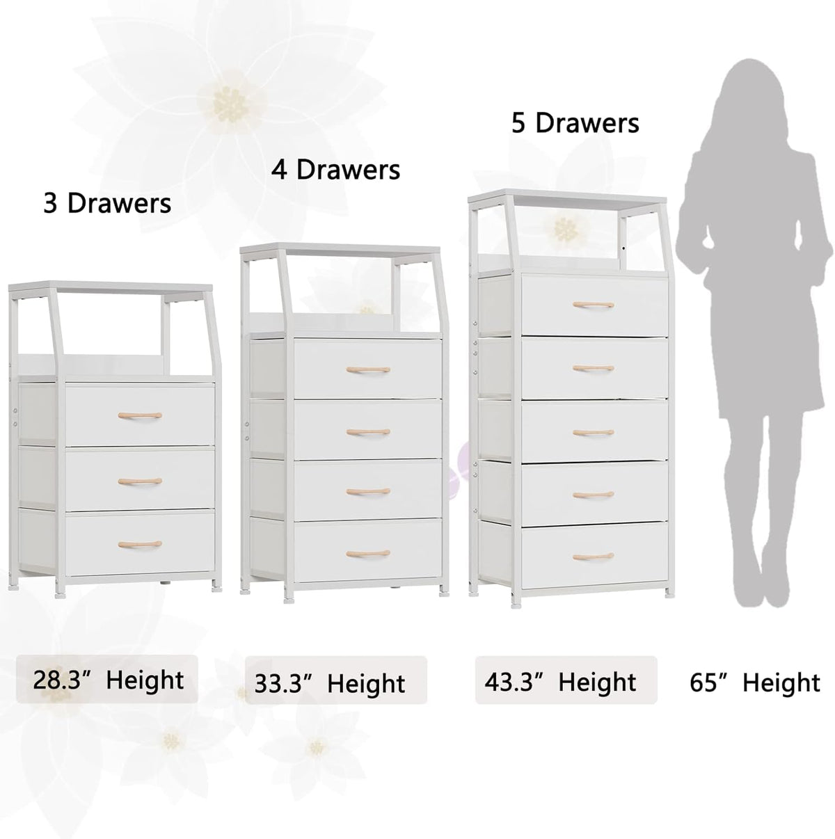 Furnulem easy-assembly dresser ships with tools for quick setup.
