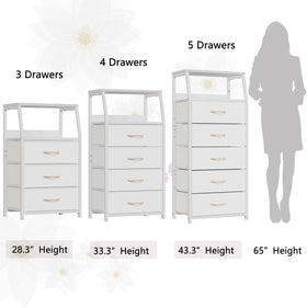 Furnulem easy-assembly dresser ships with tools for quick setup.