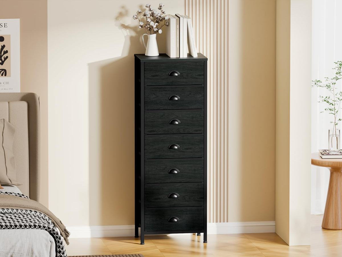 Furnulem versatile storage dresser adapts to bedrooms, nurseries, or living rooms