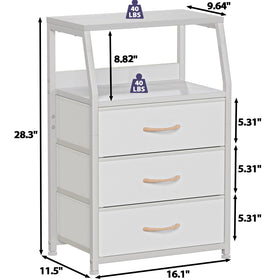 Furnulem wood top surface offers a stable area for clocks and vases.