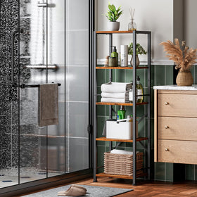 Furologee adjustable feet keep shelves level and protect floors