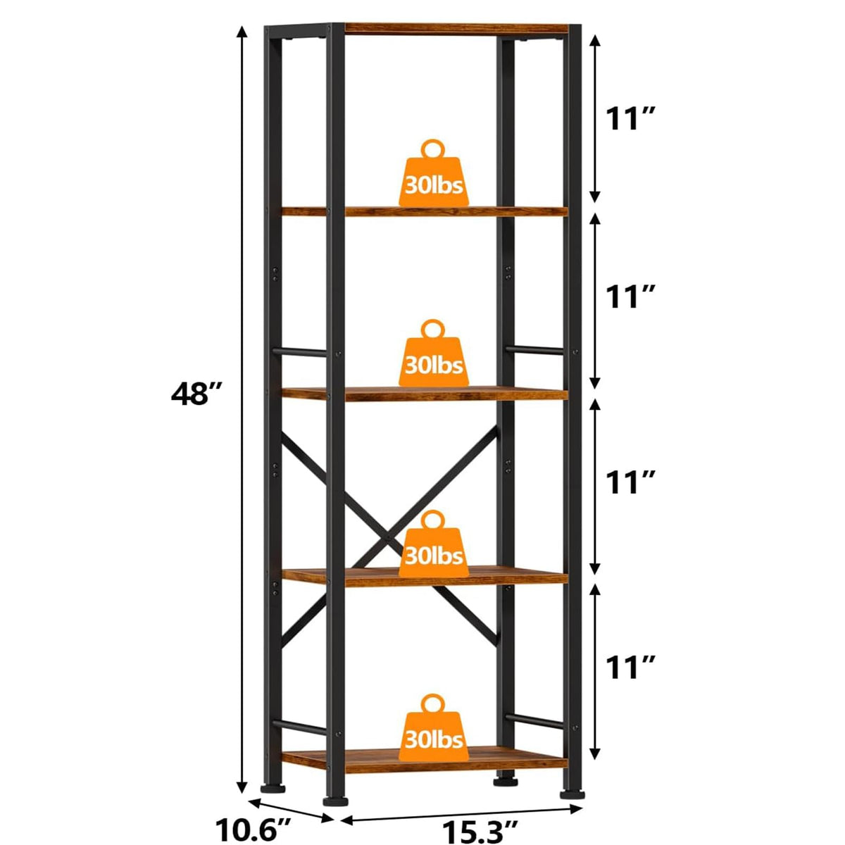 Furologee storage and display option for books, decor, and plants