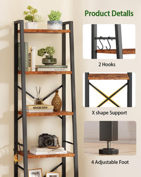 Furologee anti-tip wall mount kit helps stabilize tall shelves.