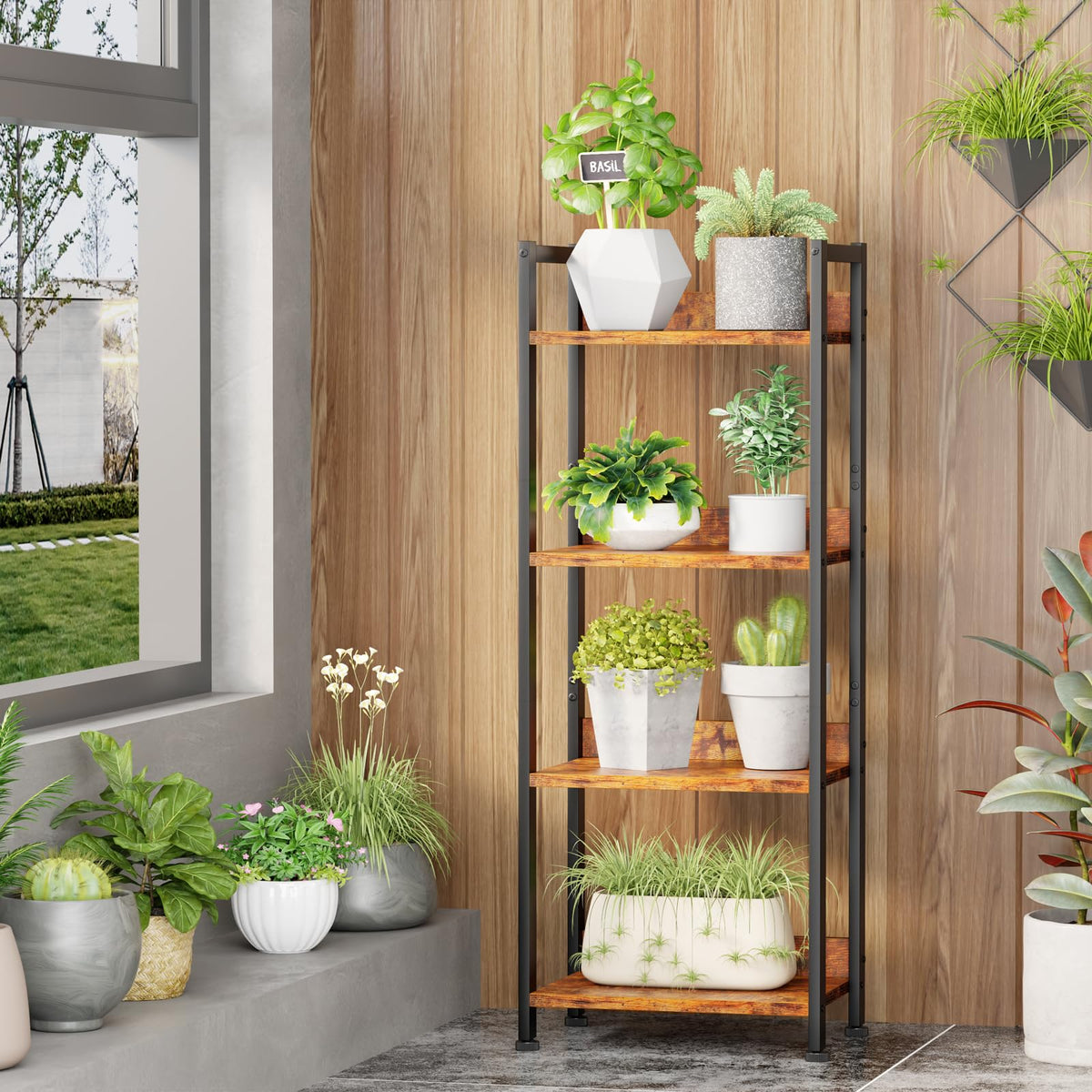 Furologee best use case: desk or kitchen storage with 4-tier design