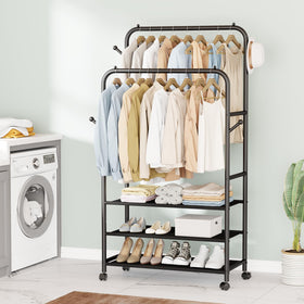 Furologee compact footprint saves vertical space in bedroom or laundry.