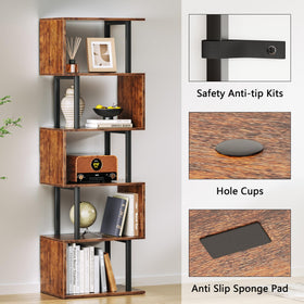 Furologee rustic brown finish emphasizes waterproof, scratch-resistant surface for everyday use