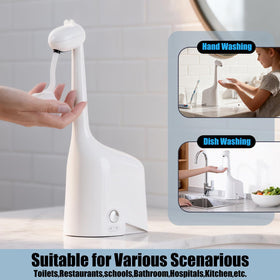 Fusunloh IPX5 waterproof dispenser withstands daily splashes in bathroom or kitchen