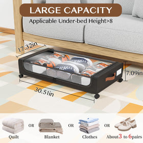 Futego durable metal-framed fabric bin supports heavy loads for long-lasting storage.