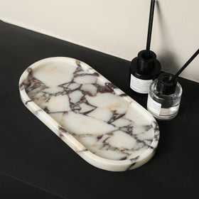 FutureStone Calacatta Viola tray shows anti-slip base protection