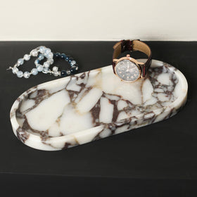 FutureStone Calacatta Viola marble tray in kitchen use for small items