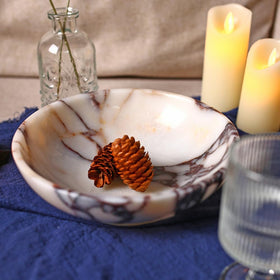 FutureStone marble bowl enhances living spaces as decorative art piece.