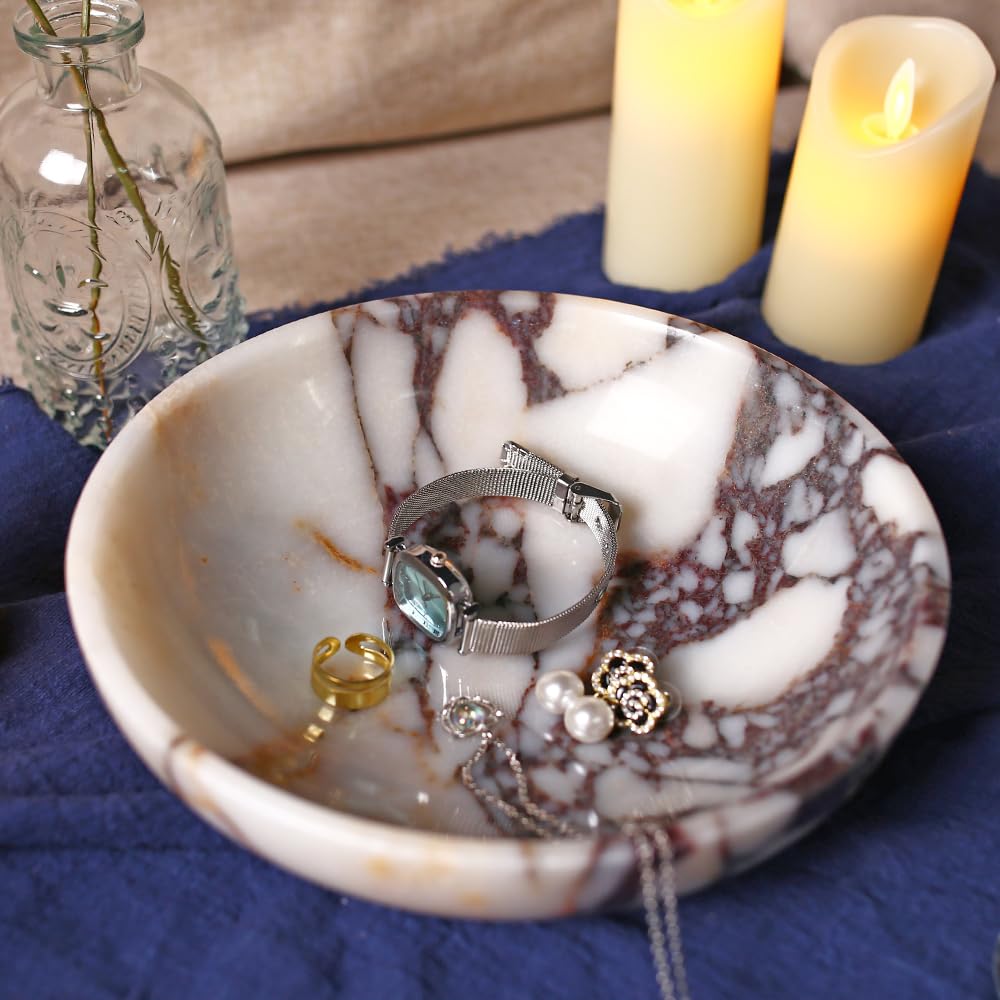 FutureStone round bowl serves as elegant serving or dessert tray.