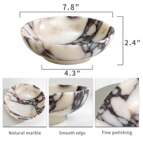 FutureStone marble bowl on coffee table provides chic catchall.
