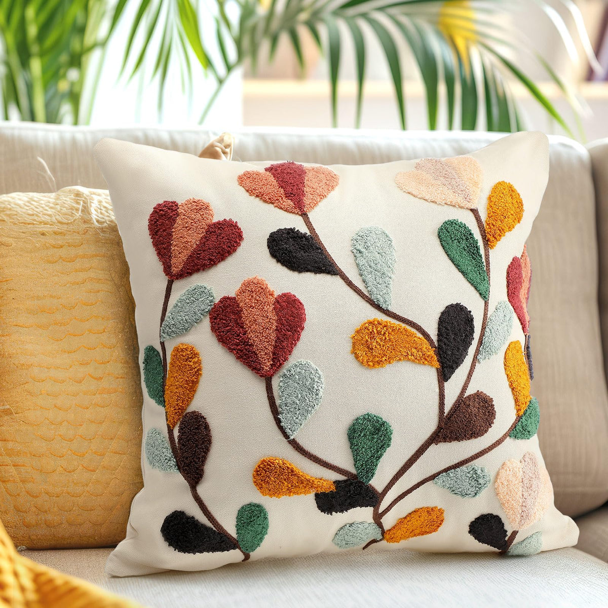 FuWeave two-pack pillow covers refresh bed or sofa decor.