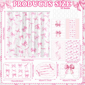 FuWeave pink bow pattern closeup shows crisp print quality