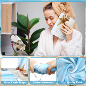 FuWeave microfiber towels four-piece set with plush feel and absorption