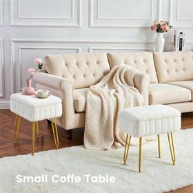 FUXA footrest ottoman offers comfortable height for legs and improved posture.