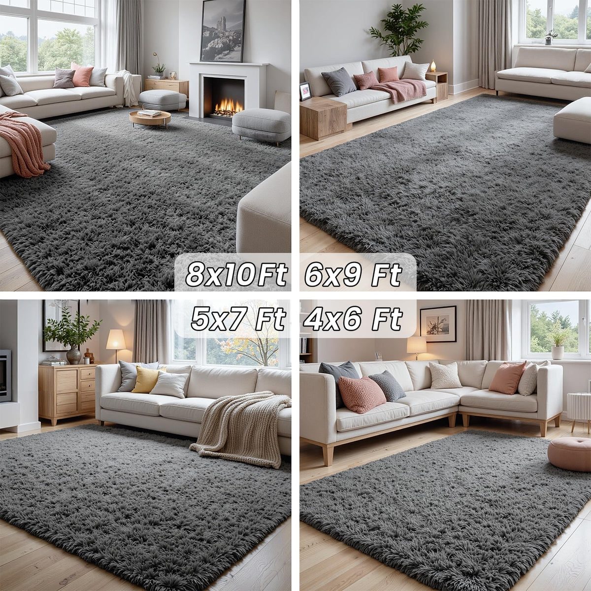 Fuzziness easy-care rug seen with cleaning wipe showcases simple maintenance