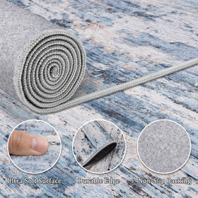 Fuzziness kid-and-pet-friendly rug suitable for family spaces