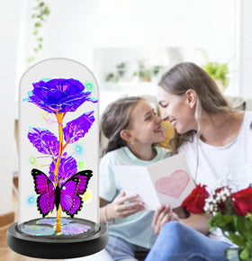 Fvawe rose gift from daughter becomes a memorable keepsake.
