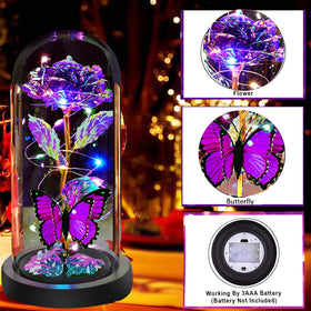 Fvawe gift for mom rose in dome expresses love with decorative charm.