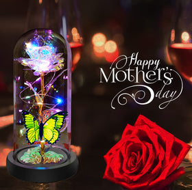 Fvawe Mother's Day gift rose with LED glow creates a memorable moment.