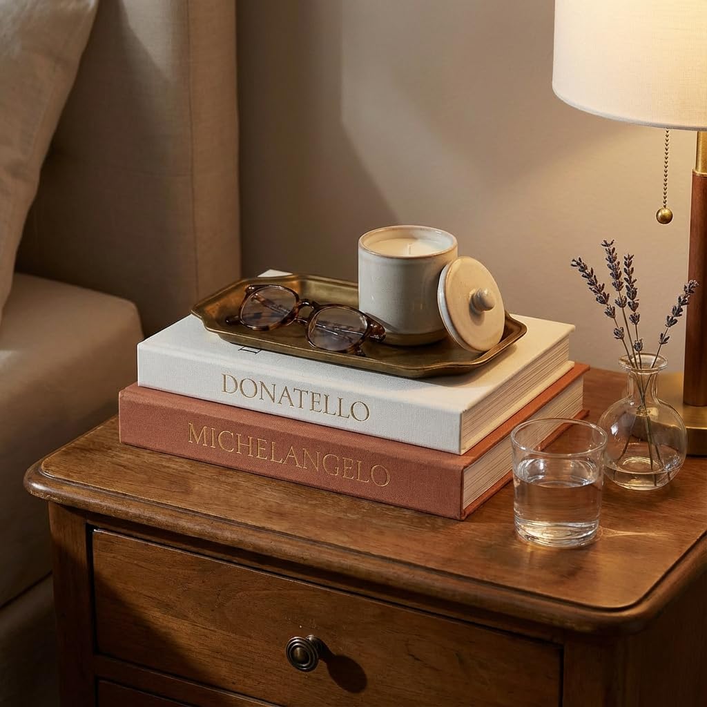 Fveuc bookshelf styling using decorative book boxes