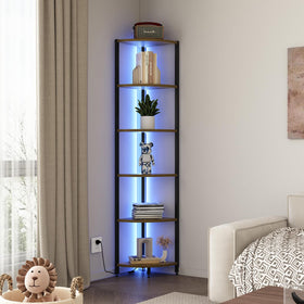 FviMzailon rustic brown finish adds warm farmhouse charm