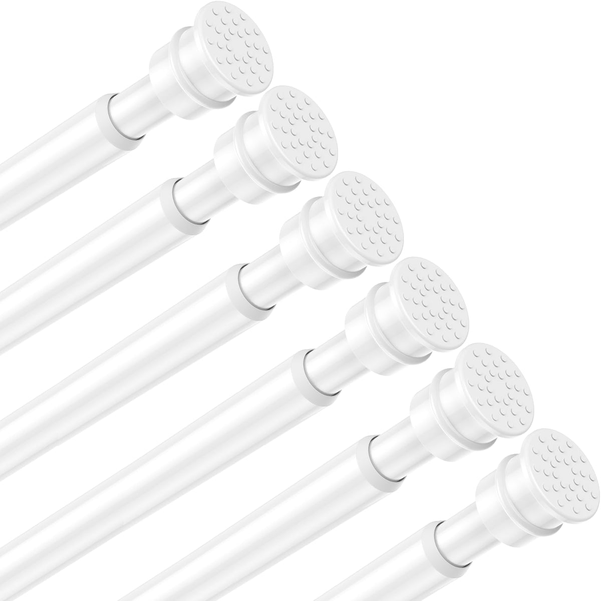 Fvonzn tension rod 26-48 inch adjustable for flexible window coverage.