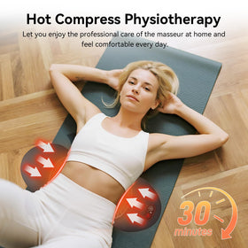 FWW back massager with heat used during work or relaxation.