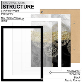 Fxojyvo 20x24 frame with mat highlights the 16x20 poster option for tailored presentation