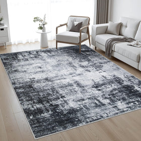 FXRHLP 5x7 rug with abstract design enhances living rooms as a contemporary focal point