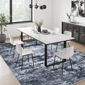 FXRHLP non-slip backing with TPE keeps rug in place.