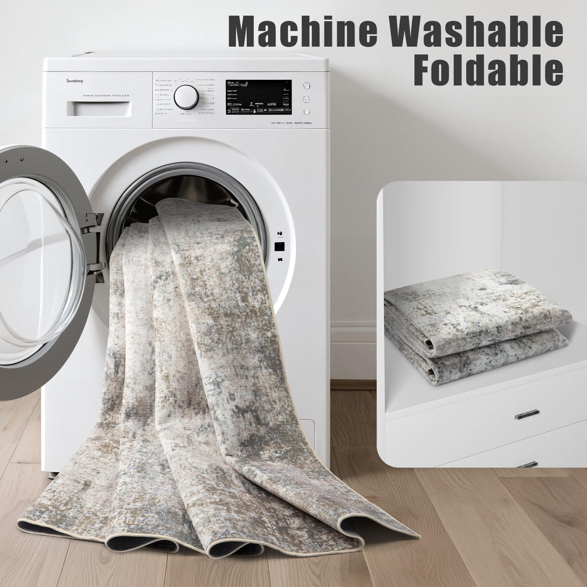 FXRHLP stain-resistant polyester texture close-up indicates quick wipe cleanup.