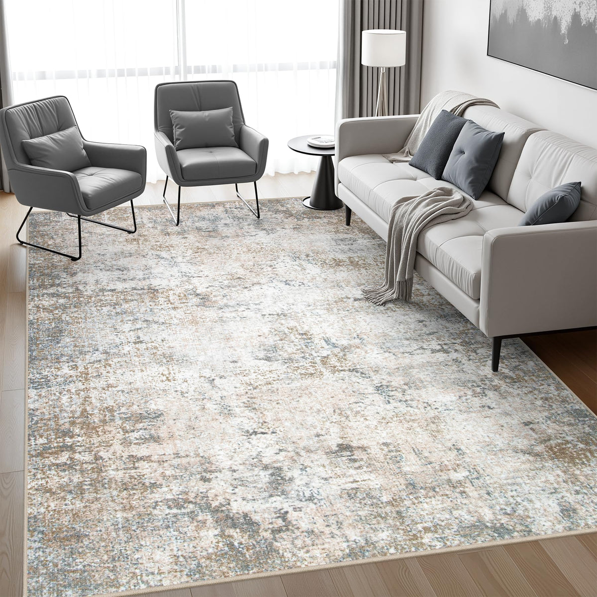 FXRHLP washable rug soft pile close-up demonstrates easy cleaning and maintenance.
