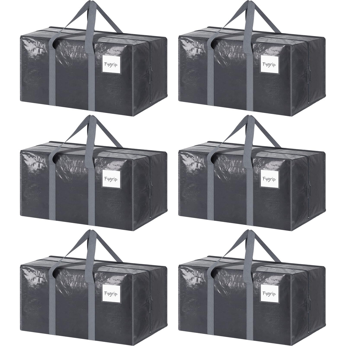 FYGRIP six-pack bags with wrap-around handles for easy lifting and moving.