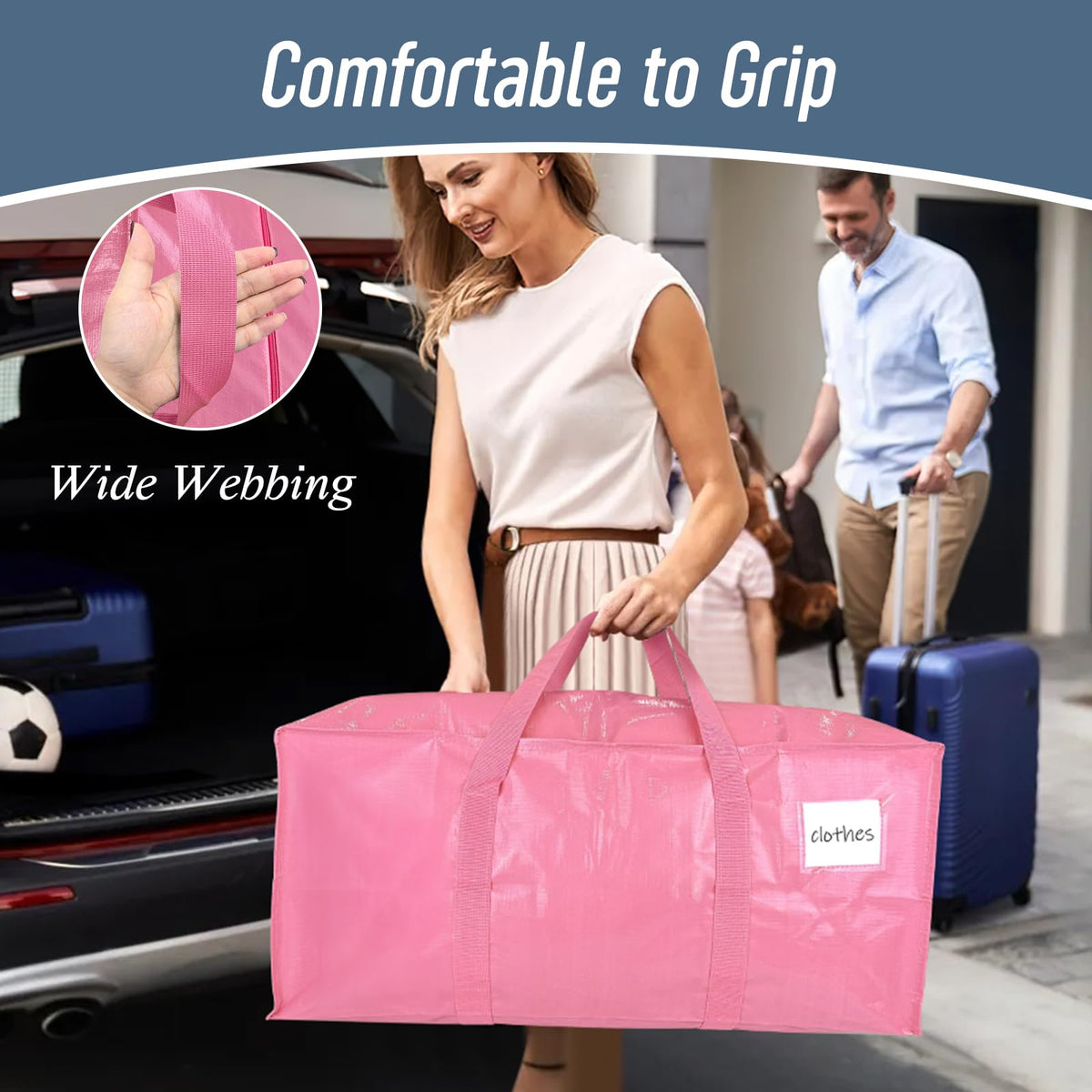 FYGRIP moving bags suit college packing and home storage.