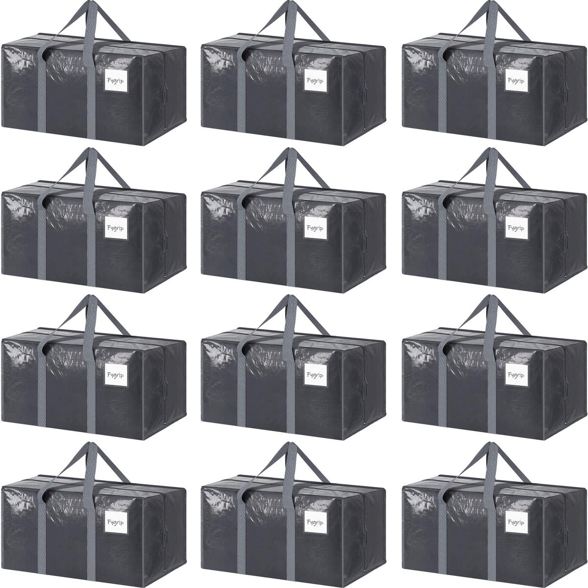 FYGRIP extra-heavy-duty bag with secure zipper closure for moving.