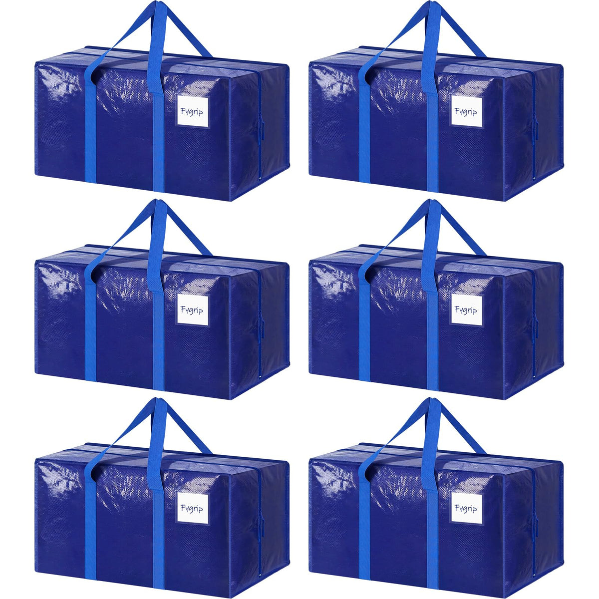 Fygrip extra-heavy bags with reinforced zipper for moving.
