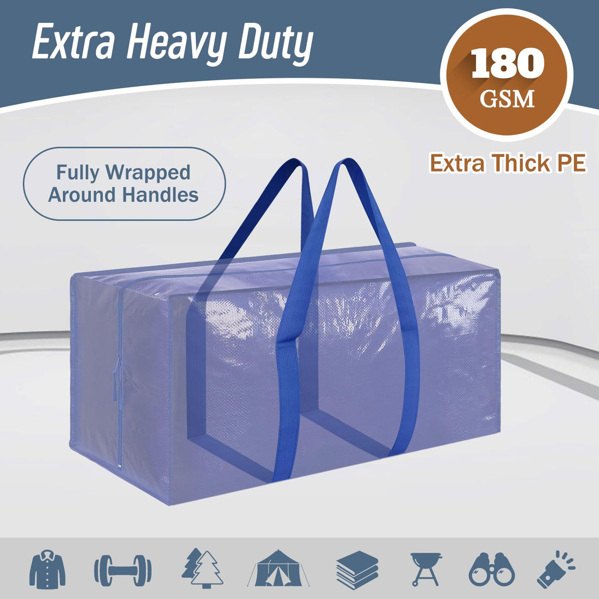 Fygrip large-capacity storage bags with roomy interior for bedding.
